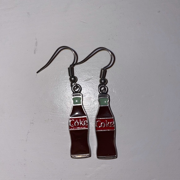 Coke Bottle Earrings - Picture 2 of 3